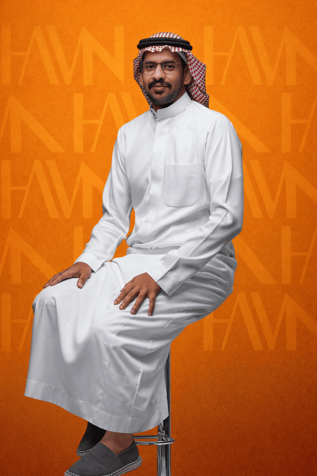 Portrait  of a young man with beard