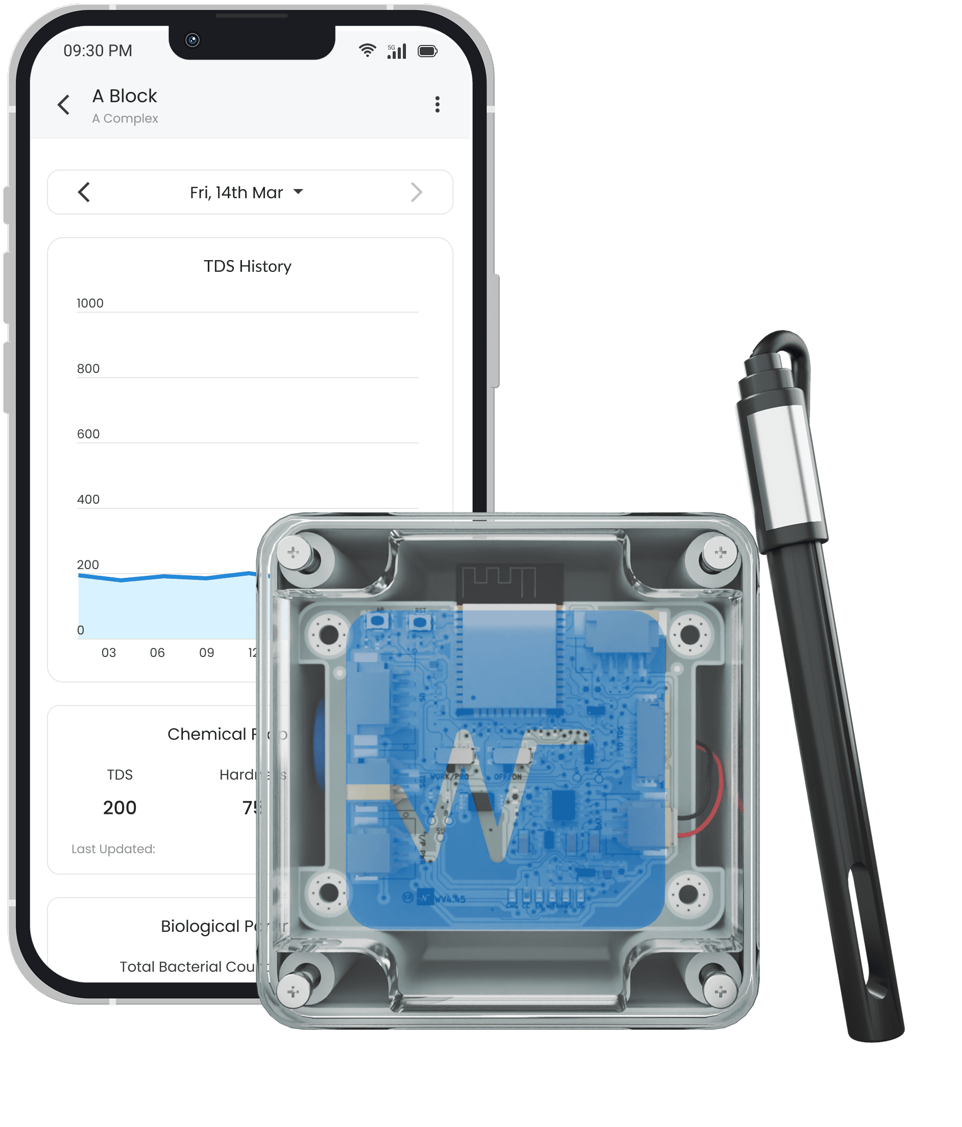 Waltr Q - Wireless Water Quality Monitor