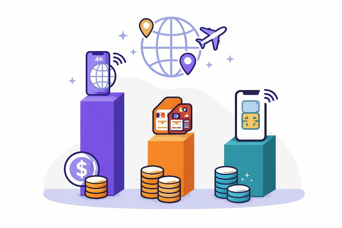 ESIM cost savings breakdown