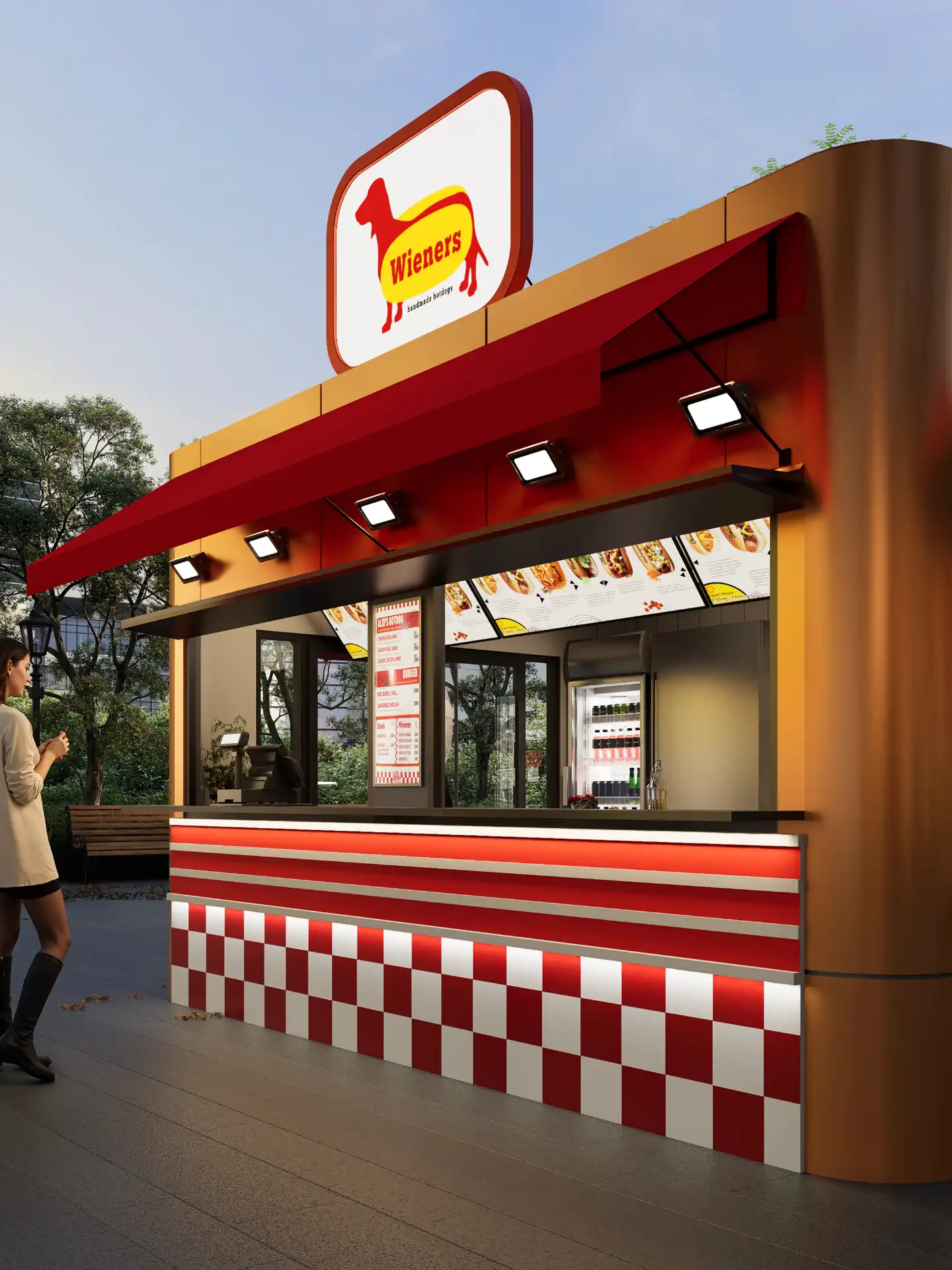 Prefab Hotdog Store