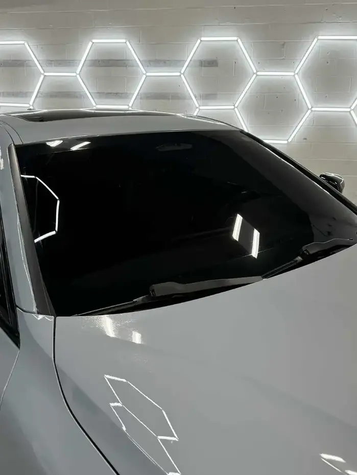 car with tinted window