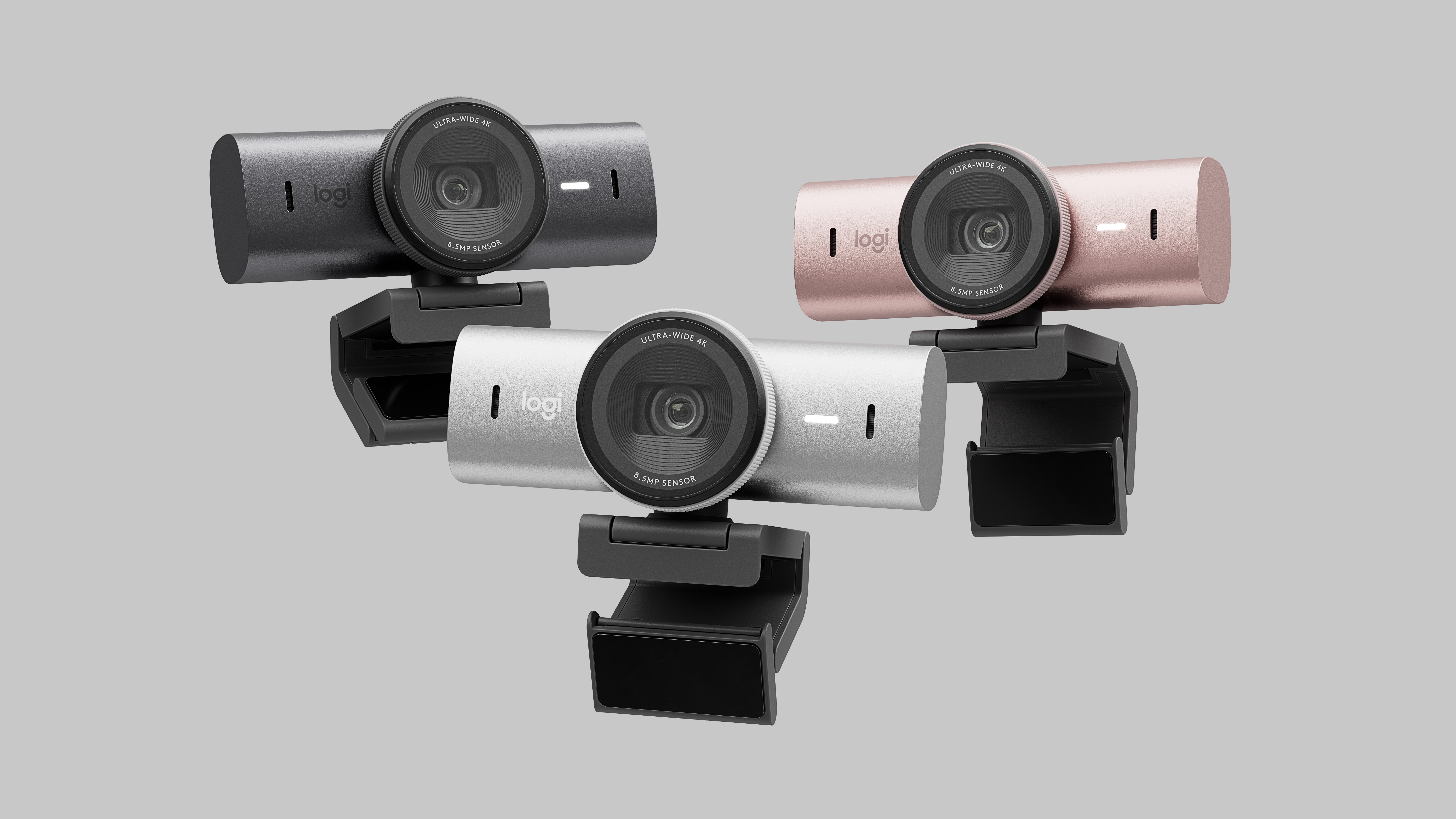 Cover image for Logitech Brio 705 webcam collection showing all three colors
