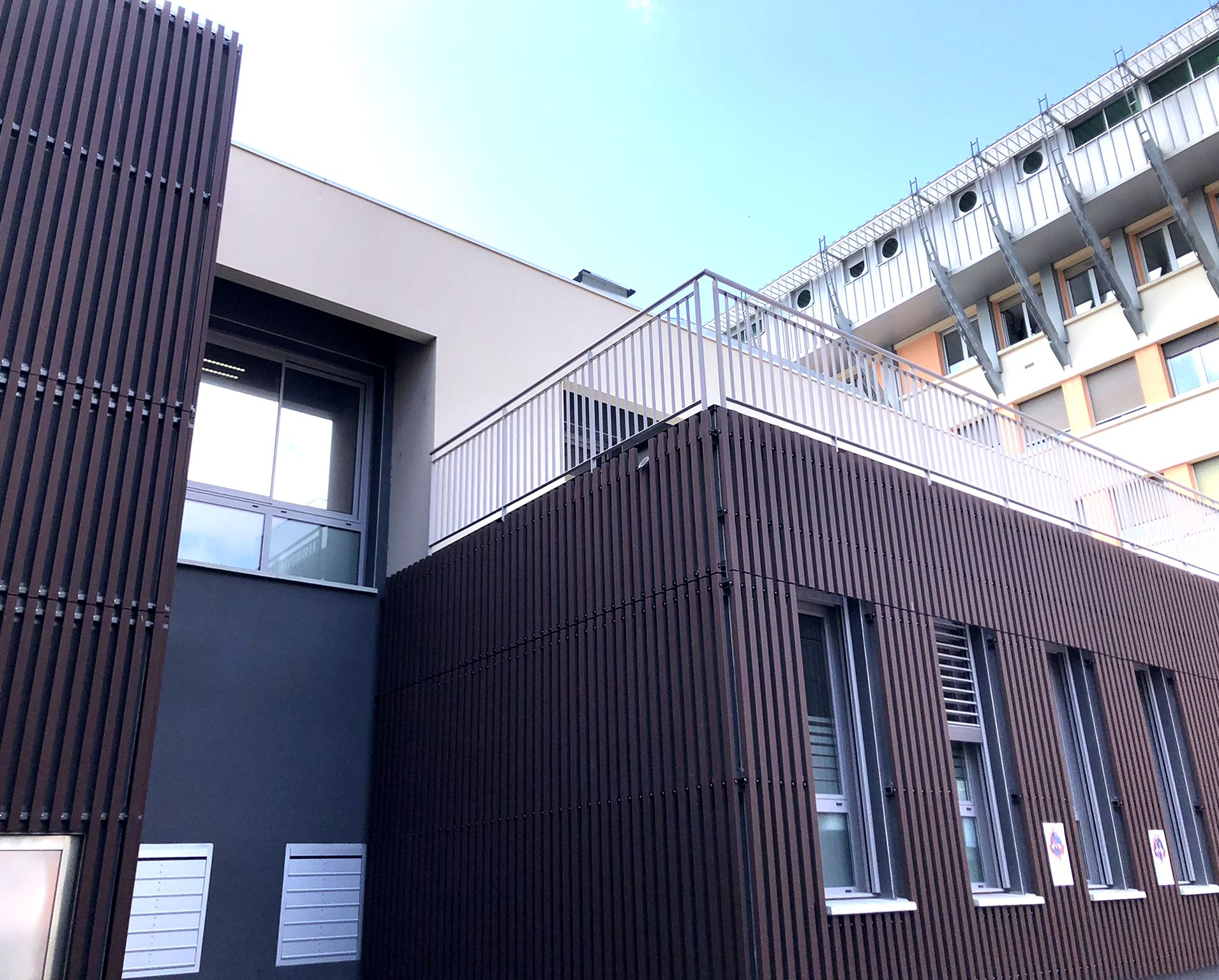 bloc central restructuration clinique pasteur toulouse tam architecture