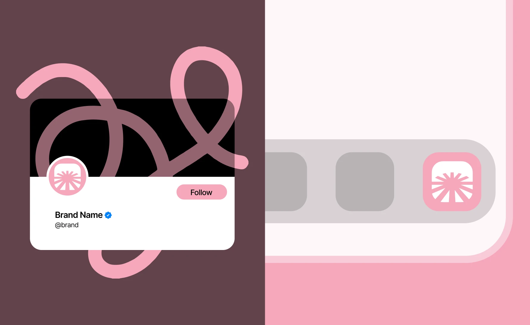 Minimal composition, warm tones