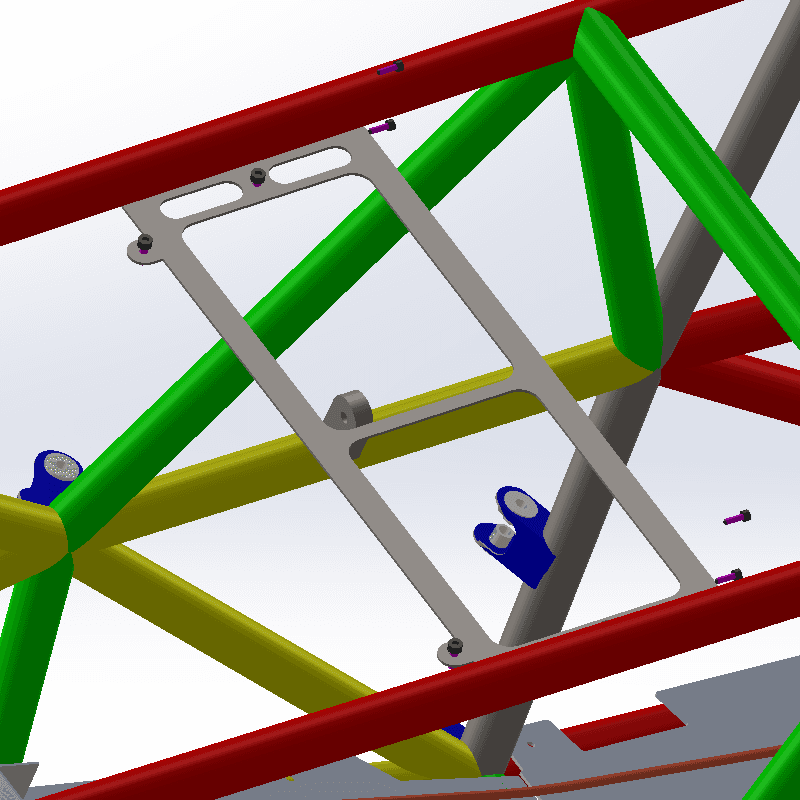CAD front enclosure mount