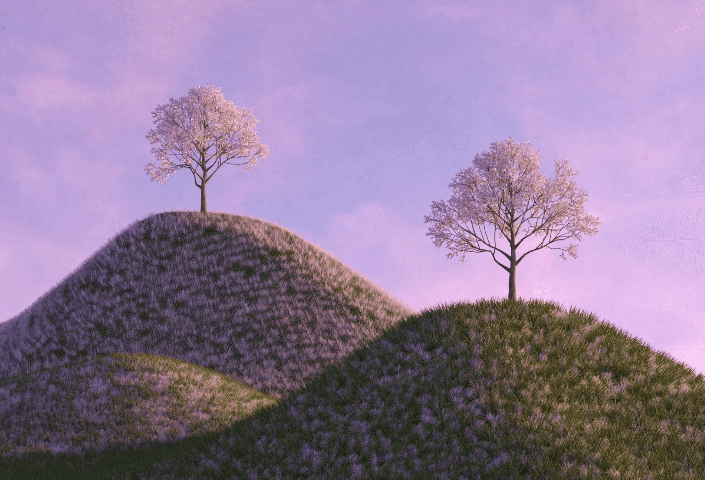 A bathtub on top of a small ice island