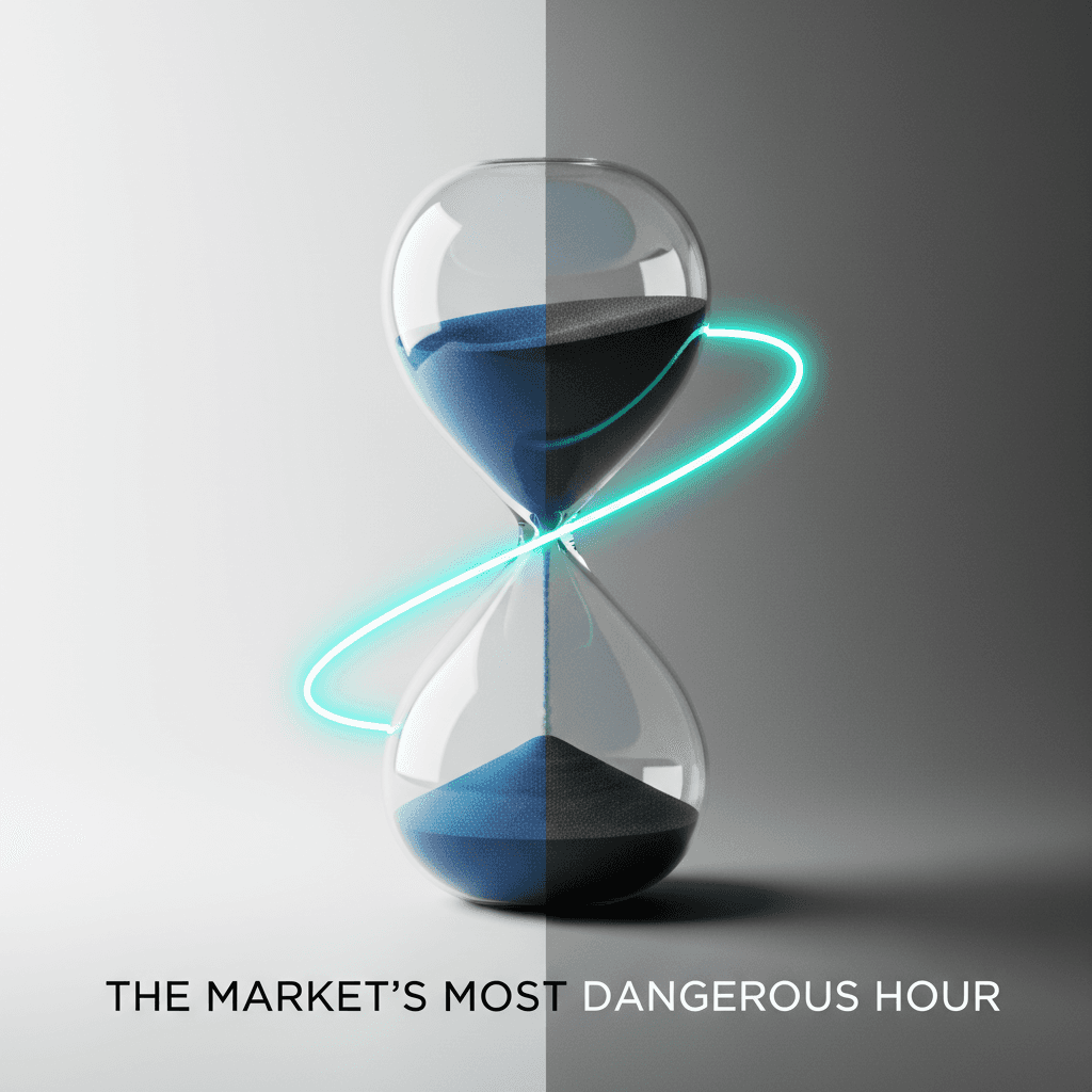 Modern hourglass bypassing the market's most dangerous hour