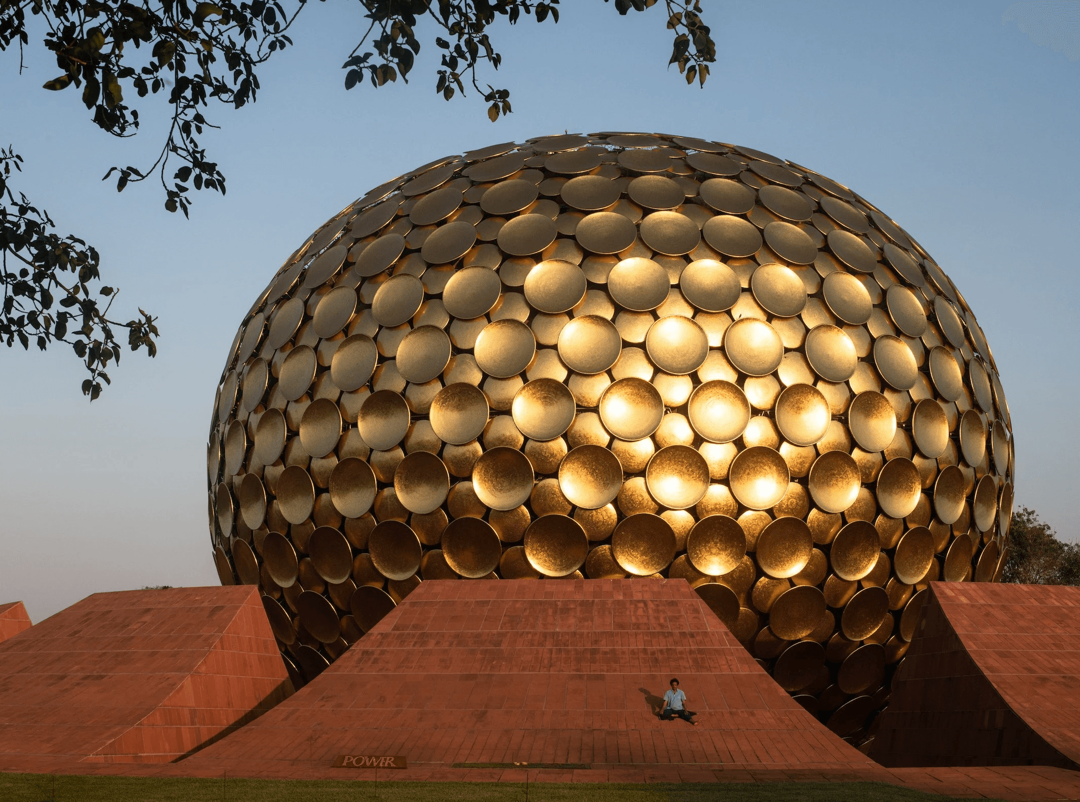 The Matrimandir of Auroville.