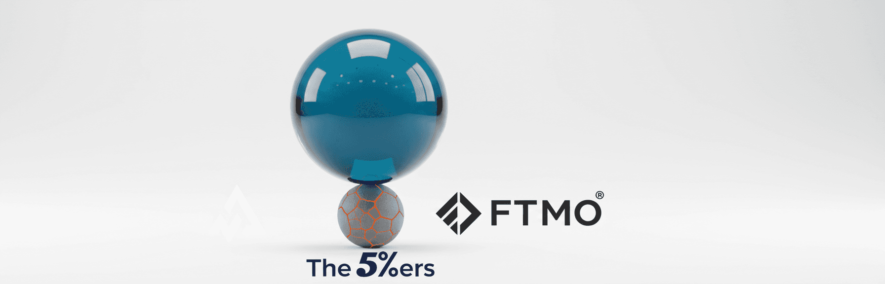 Metaphorical visual of leverage mismatch, showing a heavy glass sphere (high leverage) crushing a fragile sphere (low leverage) underneath, symbolizing account strain.