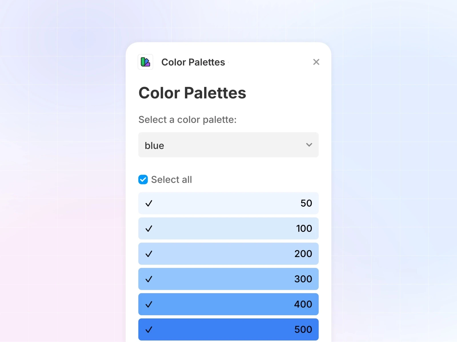 Color Palettes plugin thumbnail