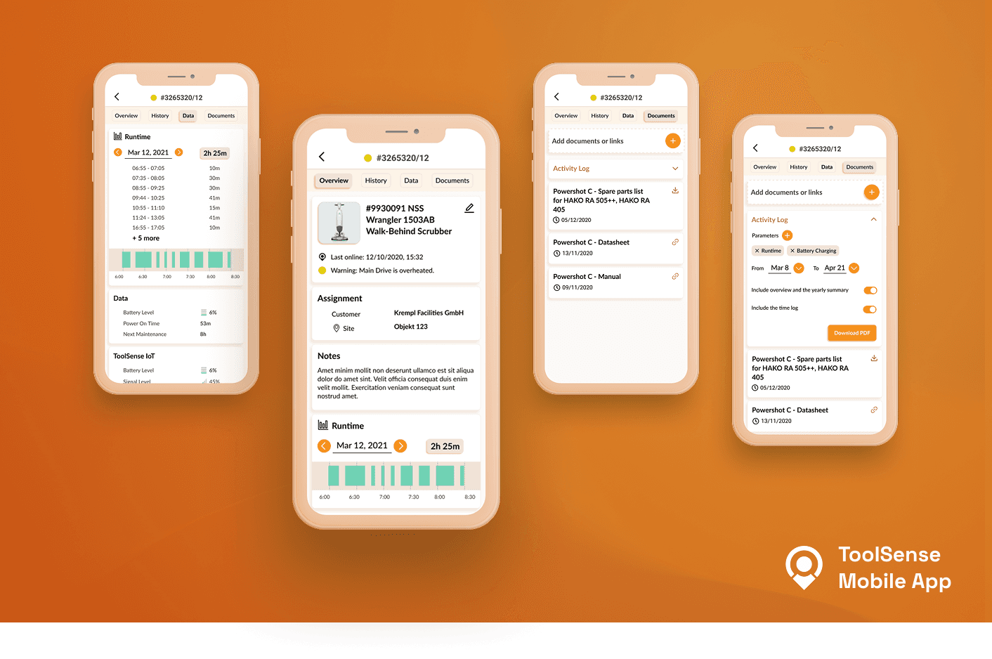 More mockups of the app