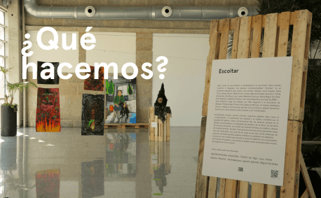 ESCOITAR poster and Vanessa Dorrei pieces