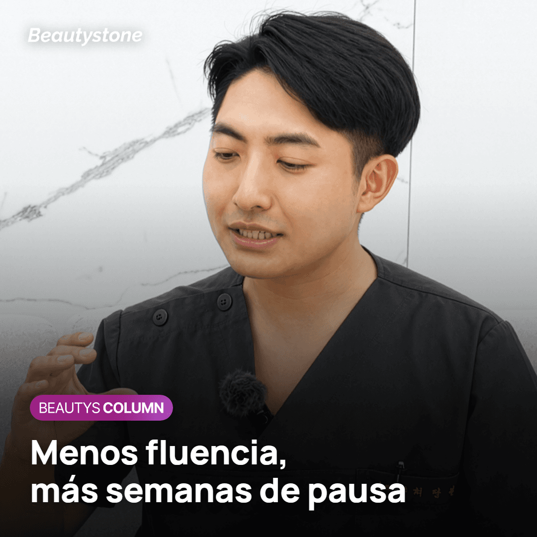 Ajustes de fluencia e intervalos de láser toning para piel sensible