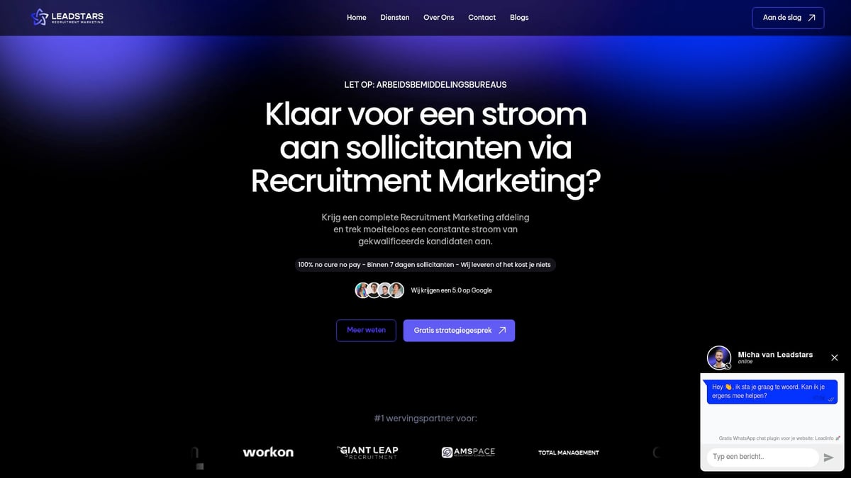 7 Beste Recruitment Advertising Companies Voor 2025 - Leadstars