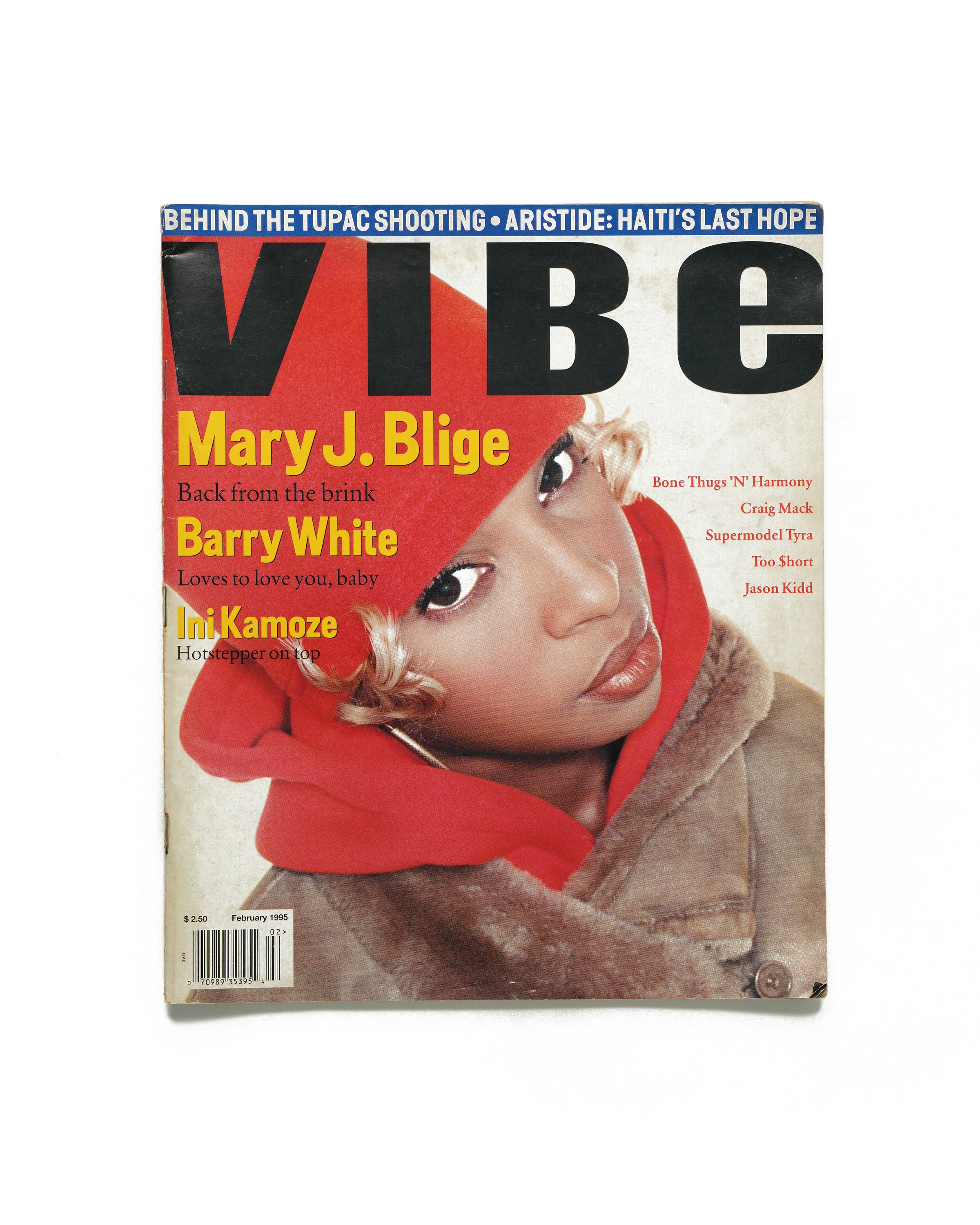 VIBE - February 1995 - Front Cover