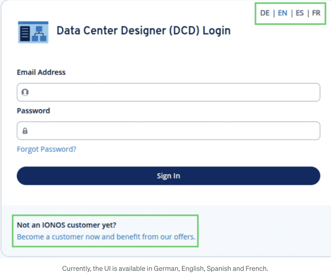 Data center designer