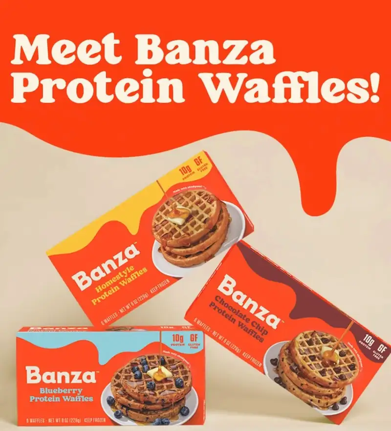 Banza Waffles Social Post