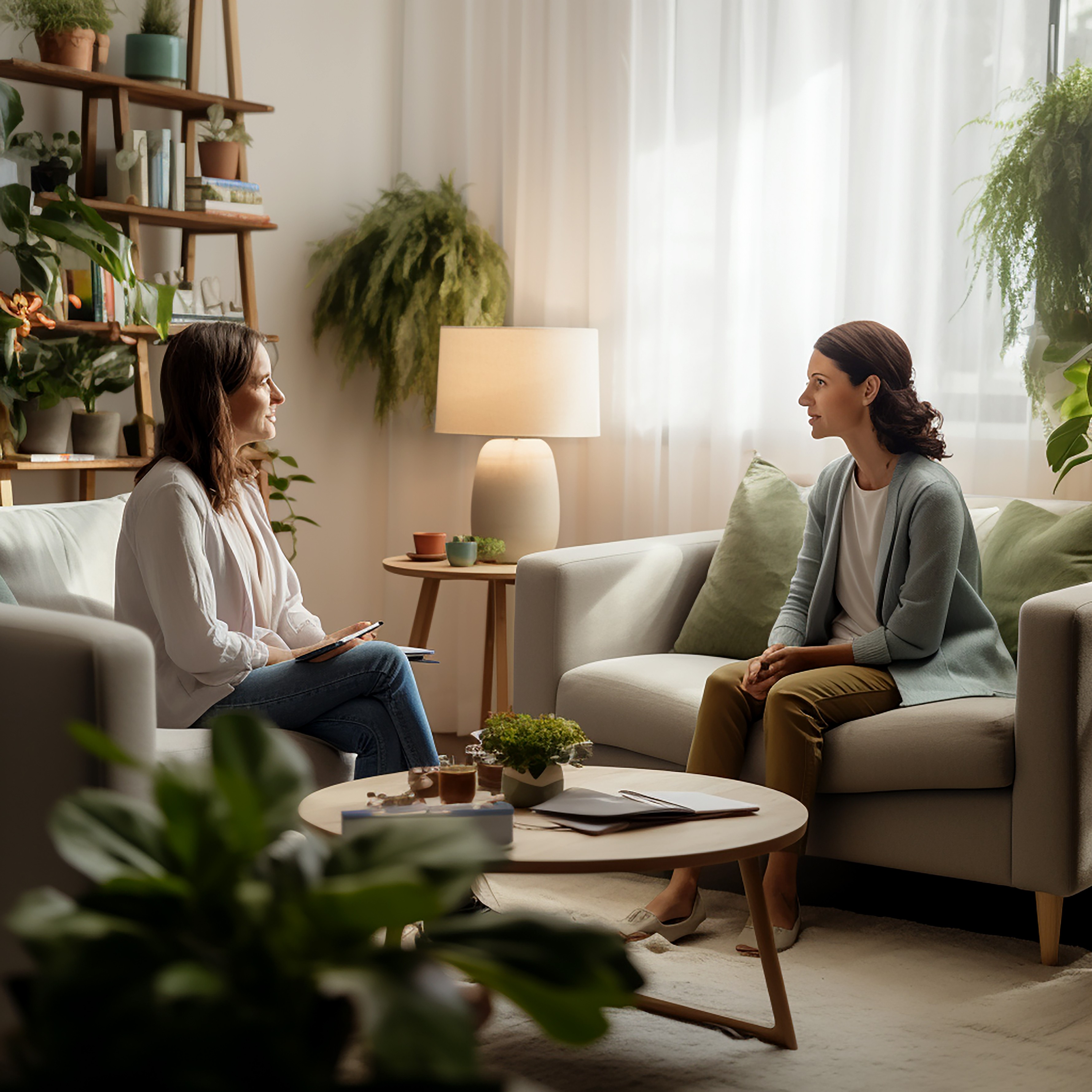 Therapeutic consultation session at MedSync Mental Health Management.