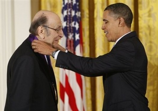 president Obama is being close to an older man