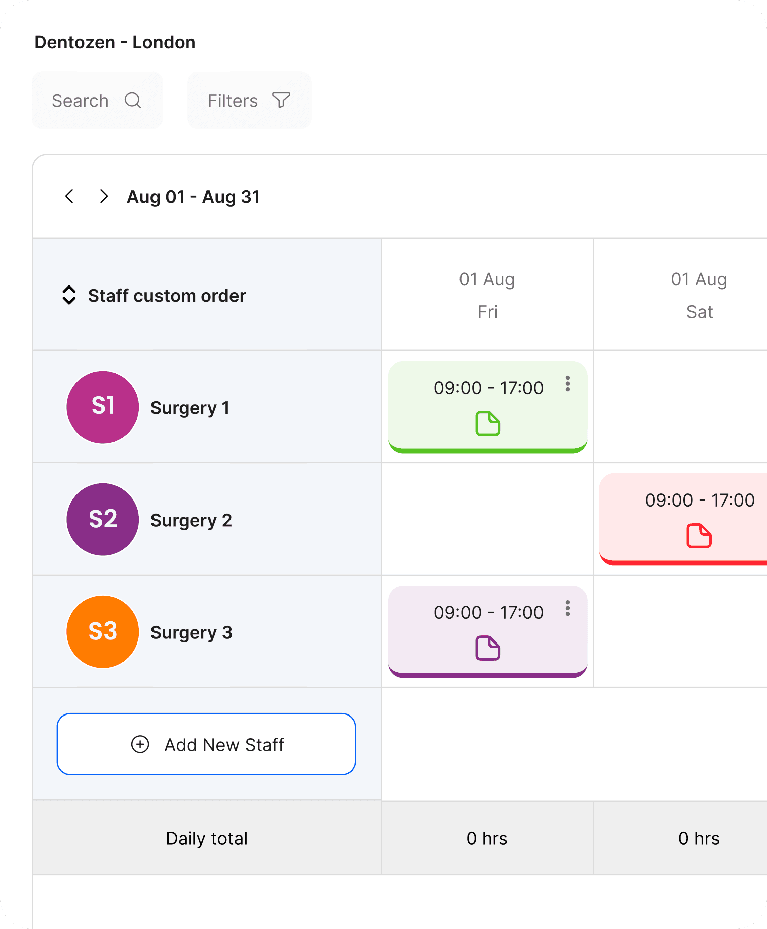 An image of Freelio's budget ui