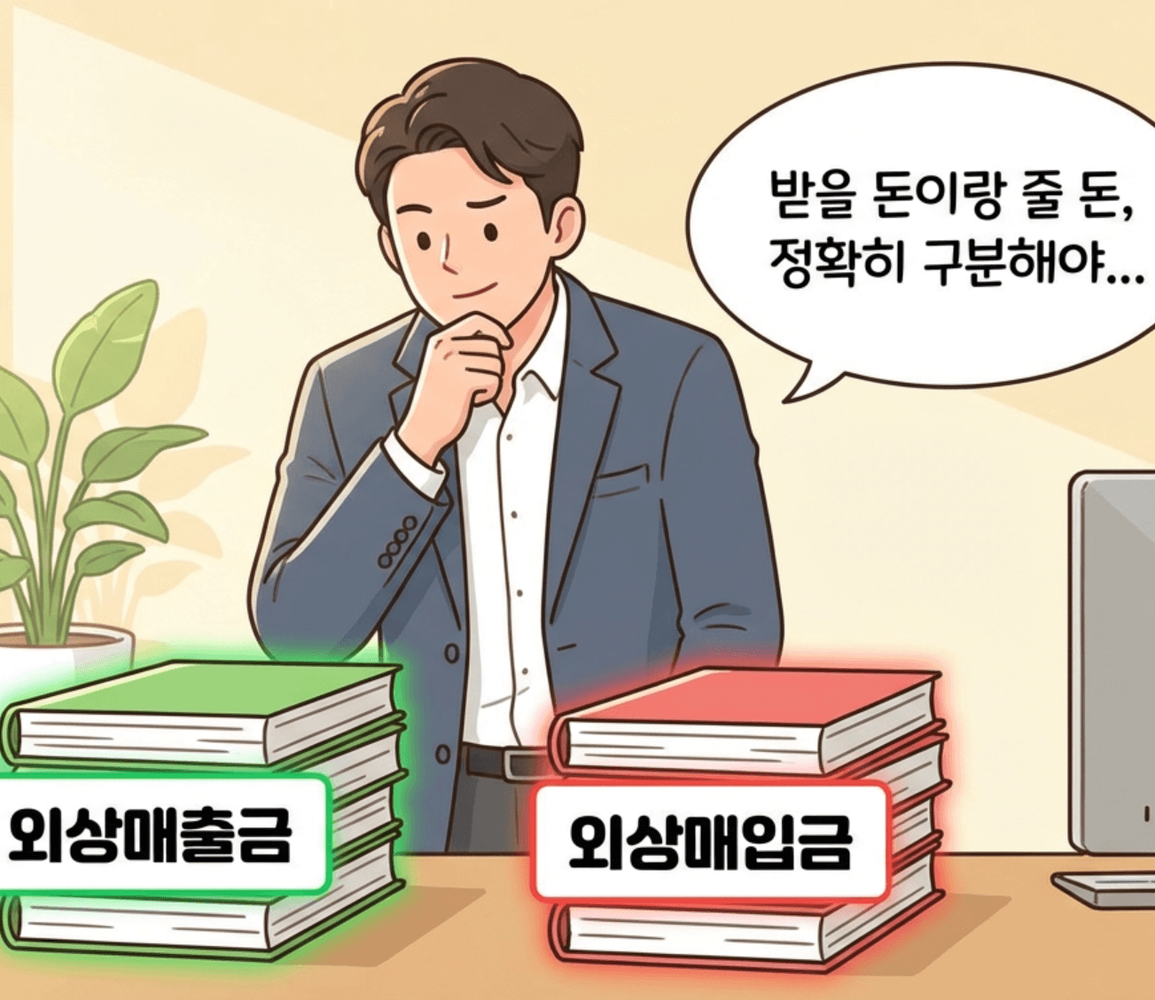 외상매출금 외상매입금 구분 방법