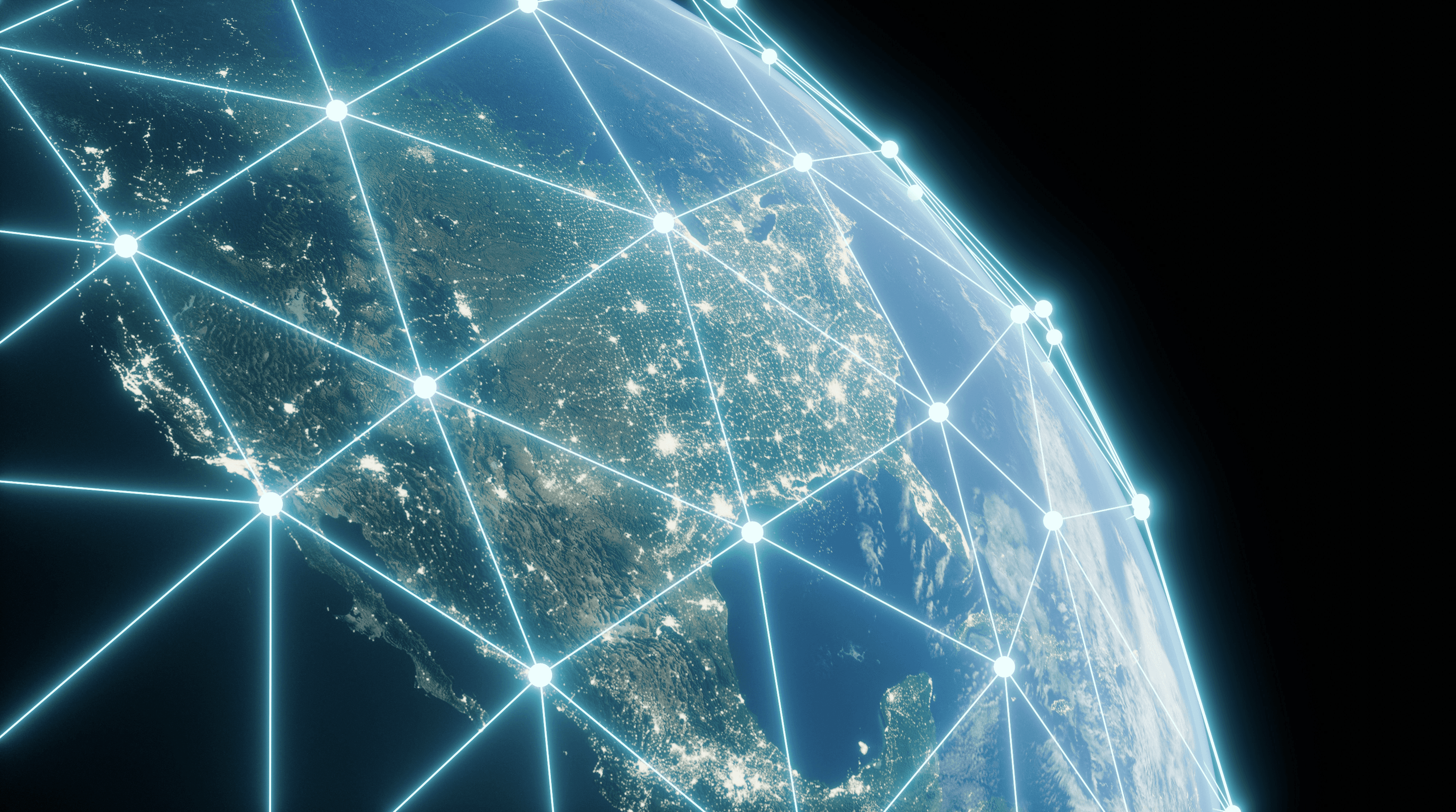 high tech imegry of the world