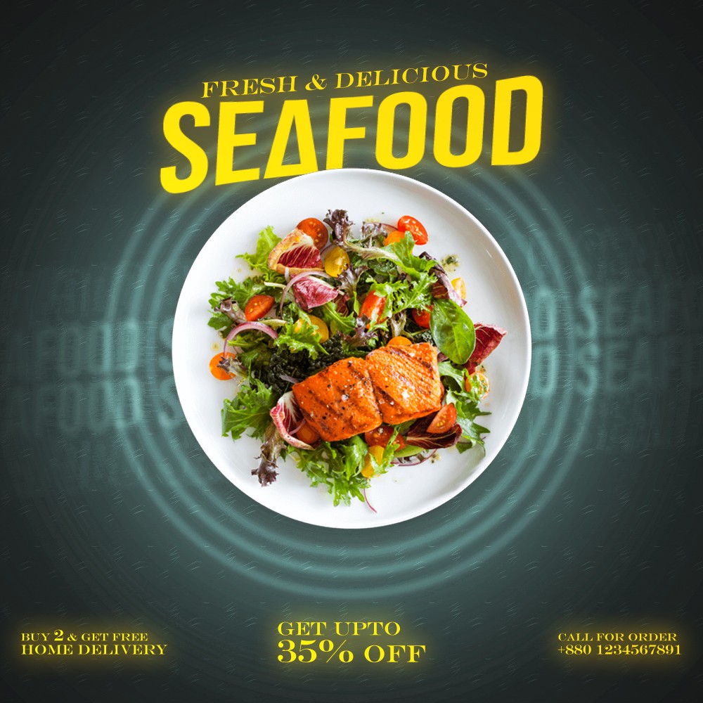 Sea food besign by mehedi Hasan Pranto
