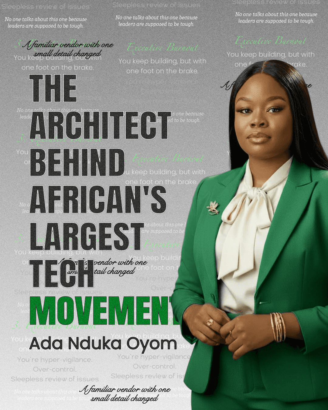 Portrait of Ada Nduka Oyom, founder of She Code Africa, highlighting her leadership in empowering women in tech across Nigeria and Africa
