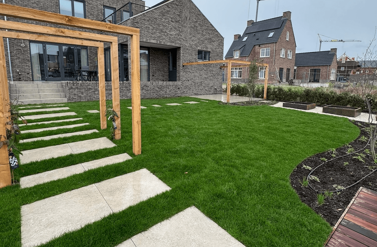 Hoge en lage tuin in Amersfoort -Art gardens