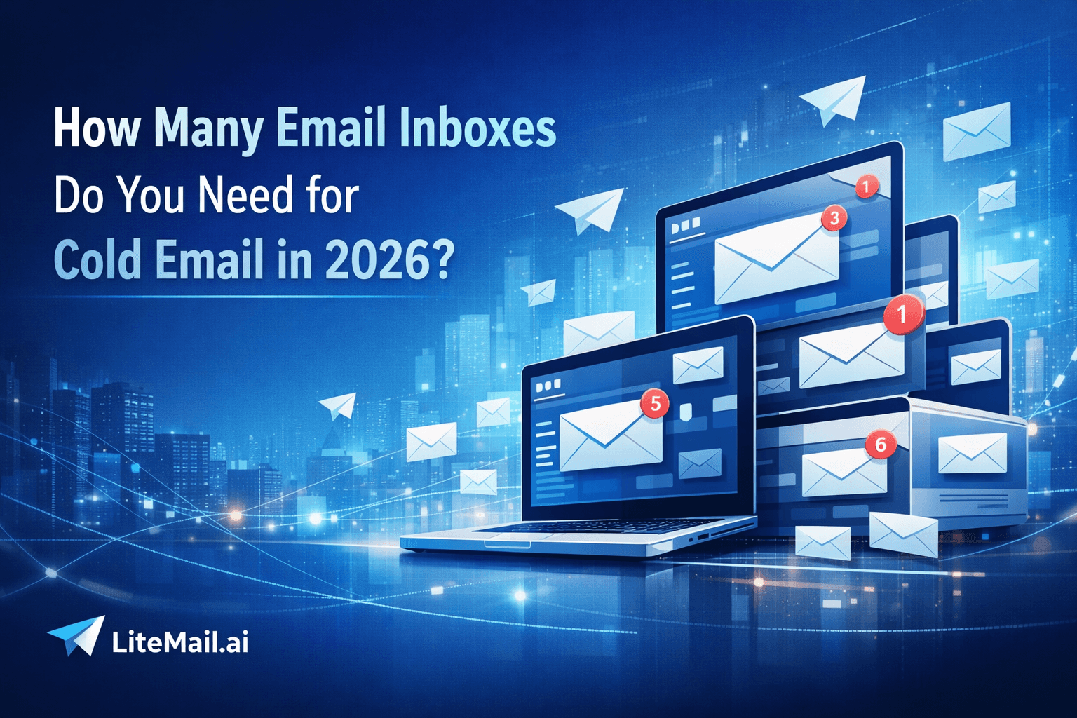 Cold email inbox count formula — how many inboxes per daily send volume 2026