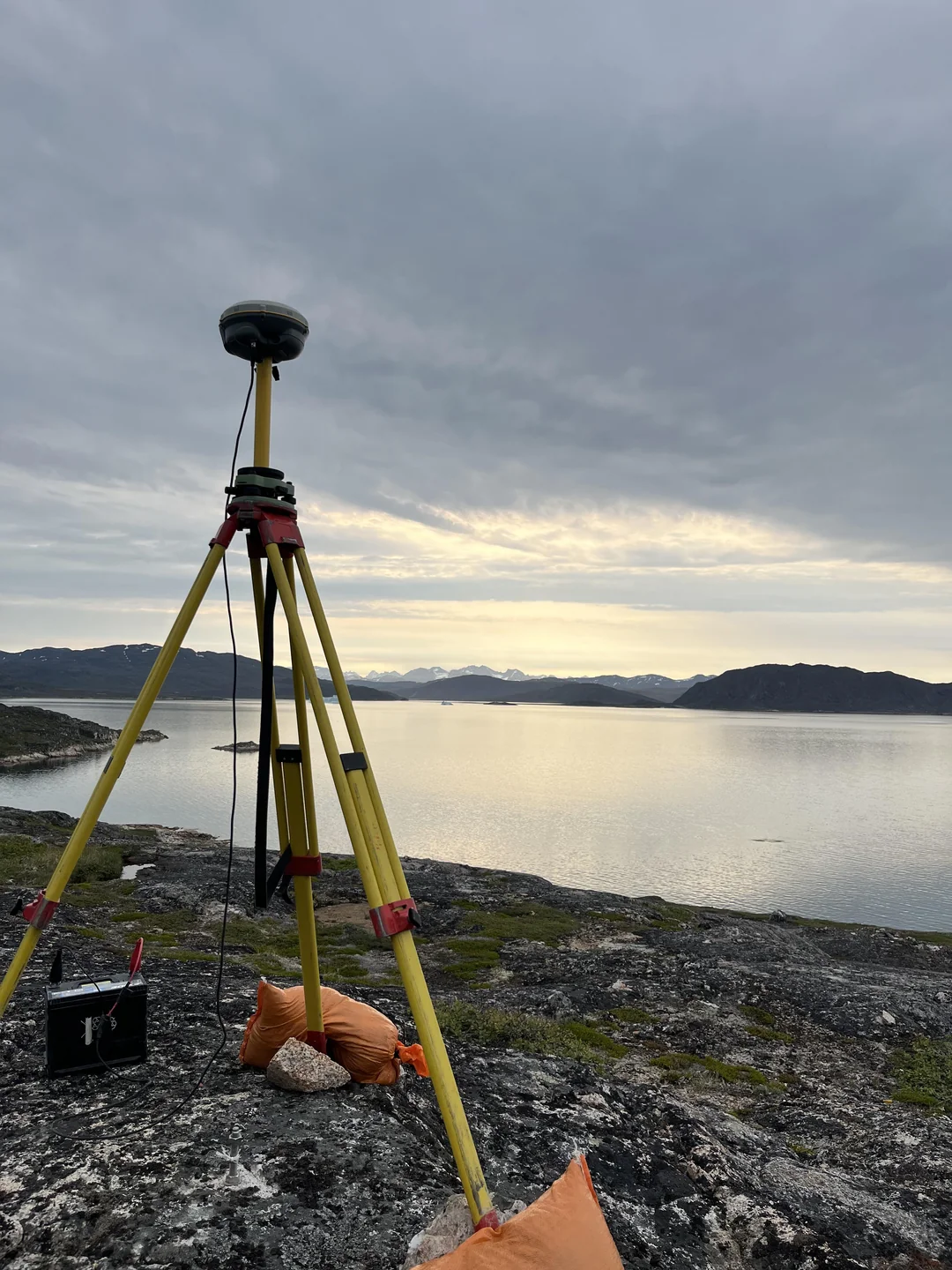 Surveying By The Lake