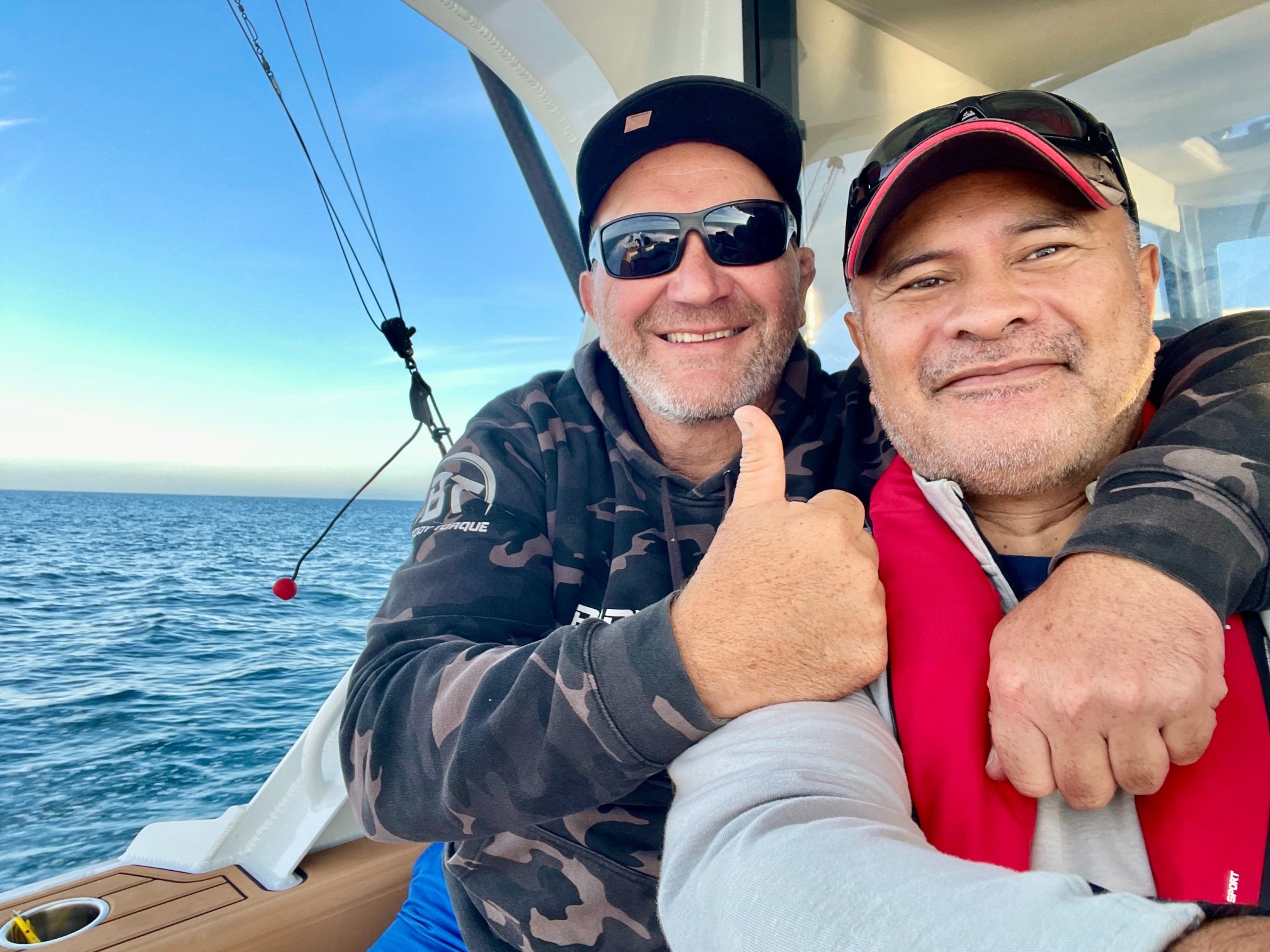 Two Men on a Fishing Boat