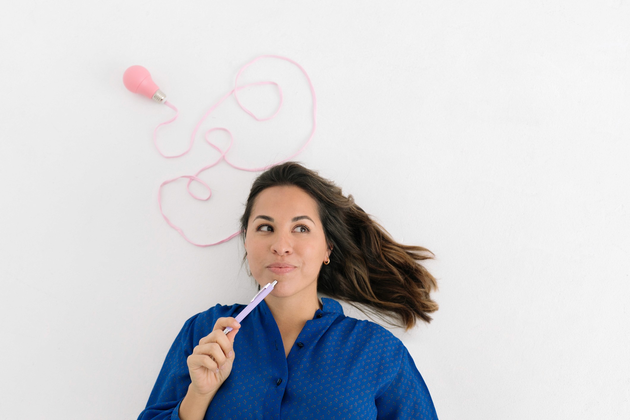 Woman with color palette