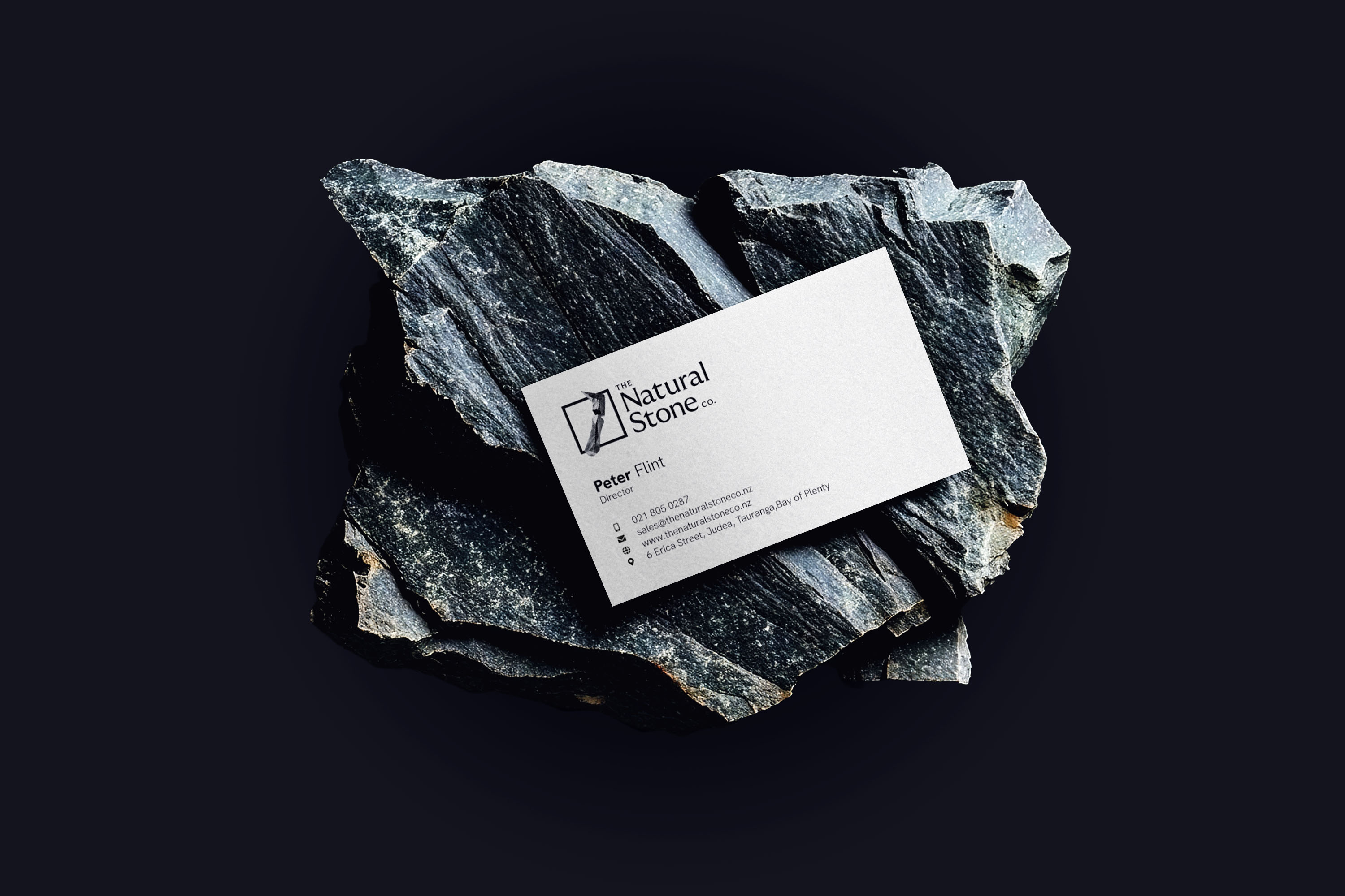 Natural Stone Company business card design