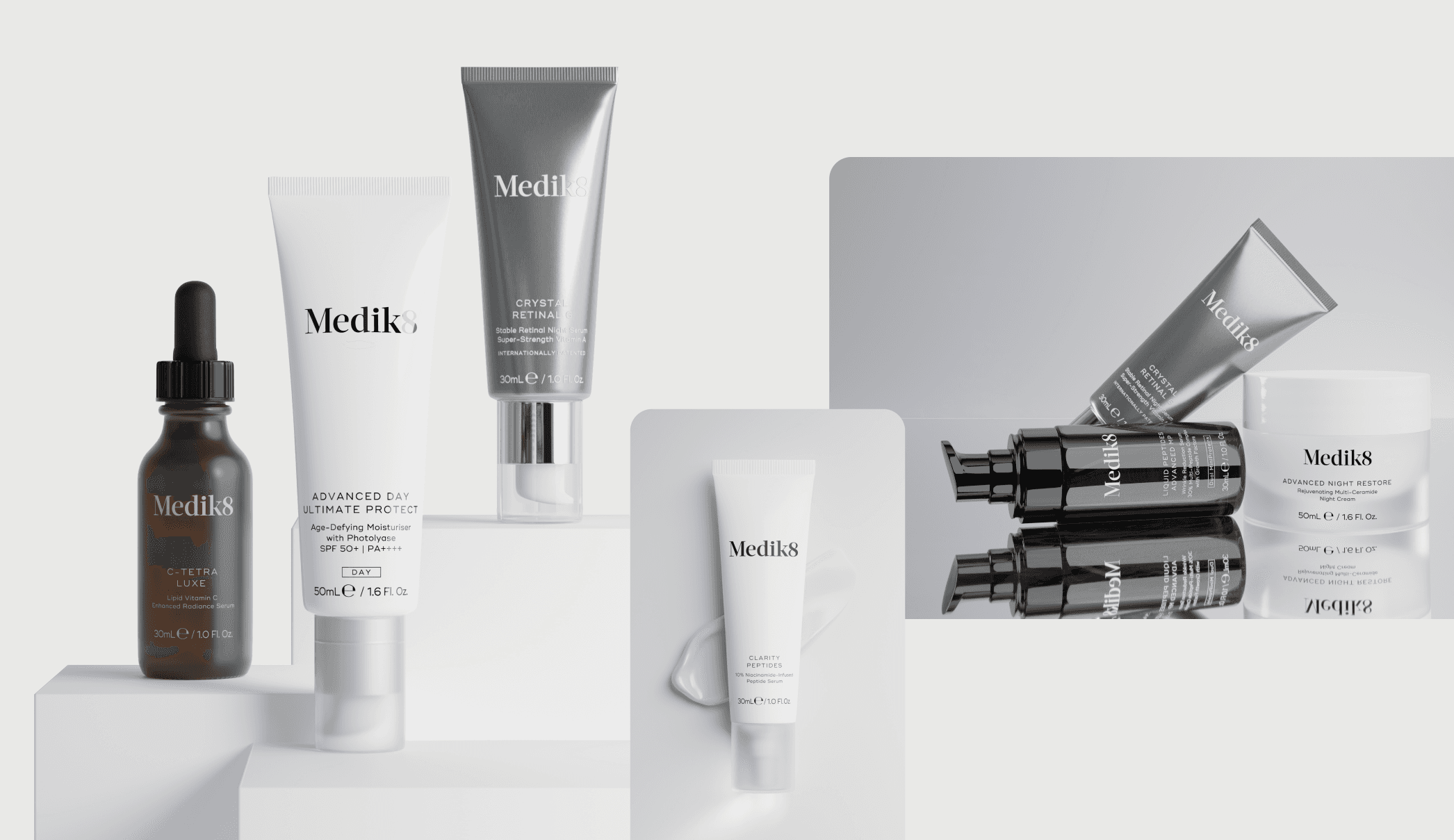 Medik8 Cosmetics White Background