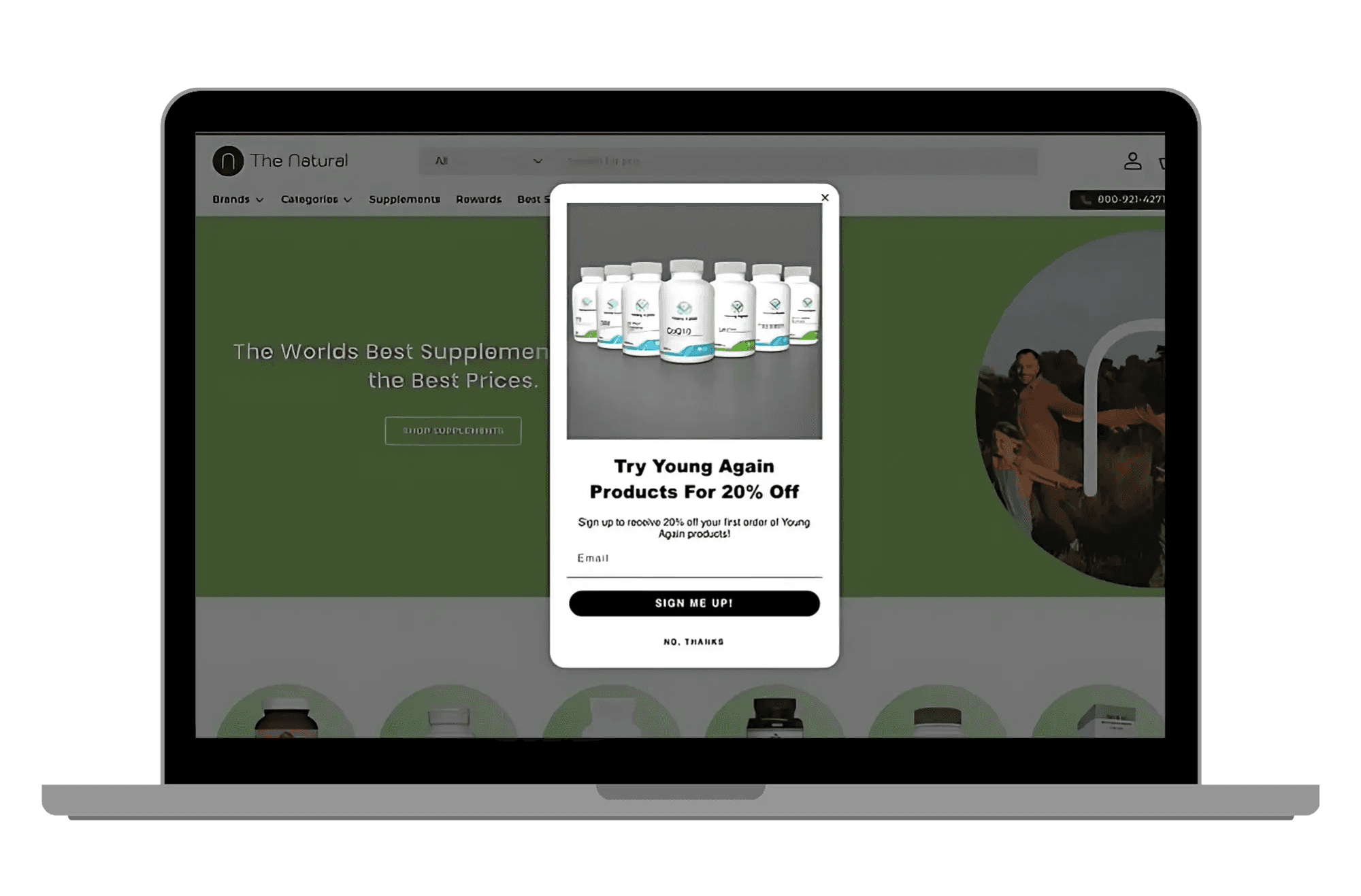 Banner image of The Natural website