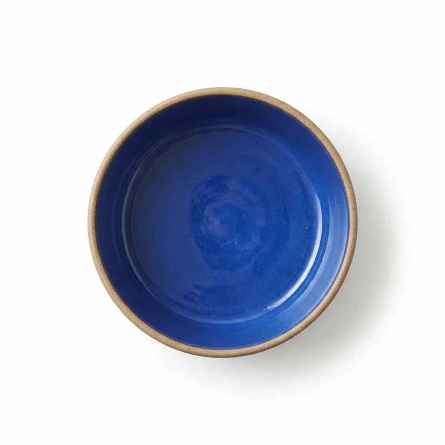 Cobalt blue stoneware bowl