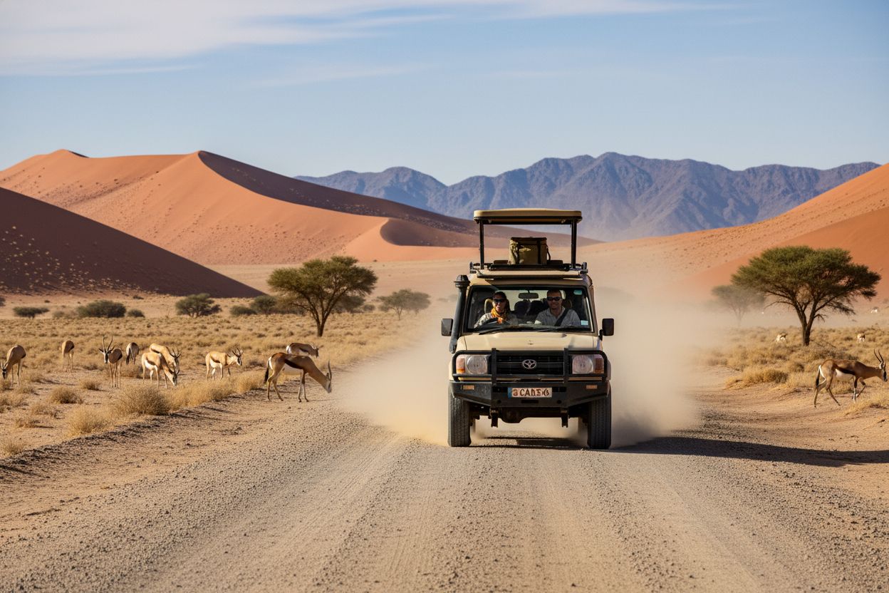 Namibia self-drive desert road