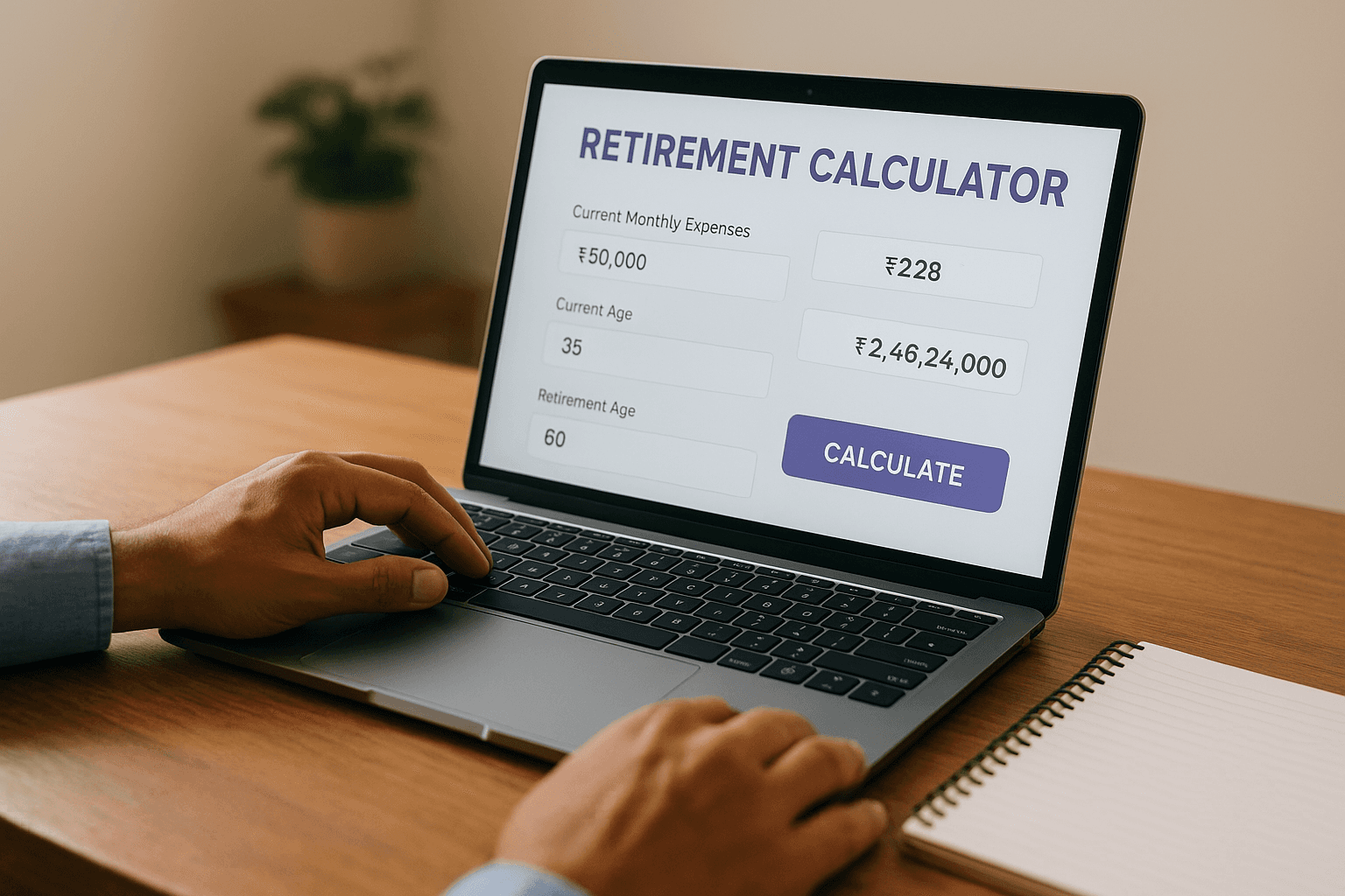 How the core retirement calculator works