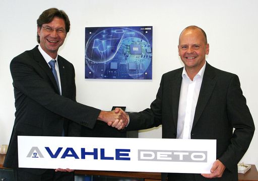 Achim Dries (CEO Vahle Group), Alfred della Torre (CEO DETO Automation)