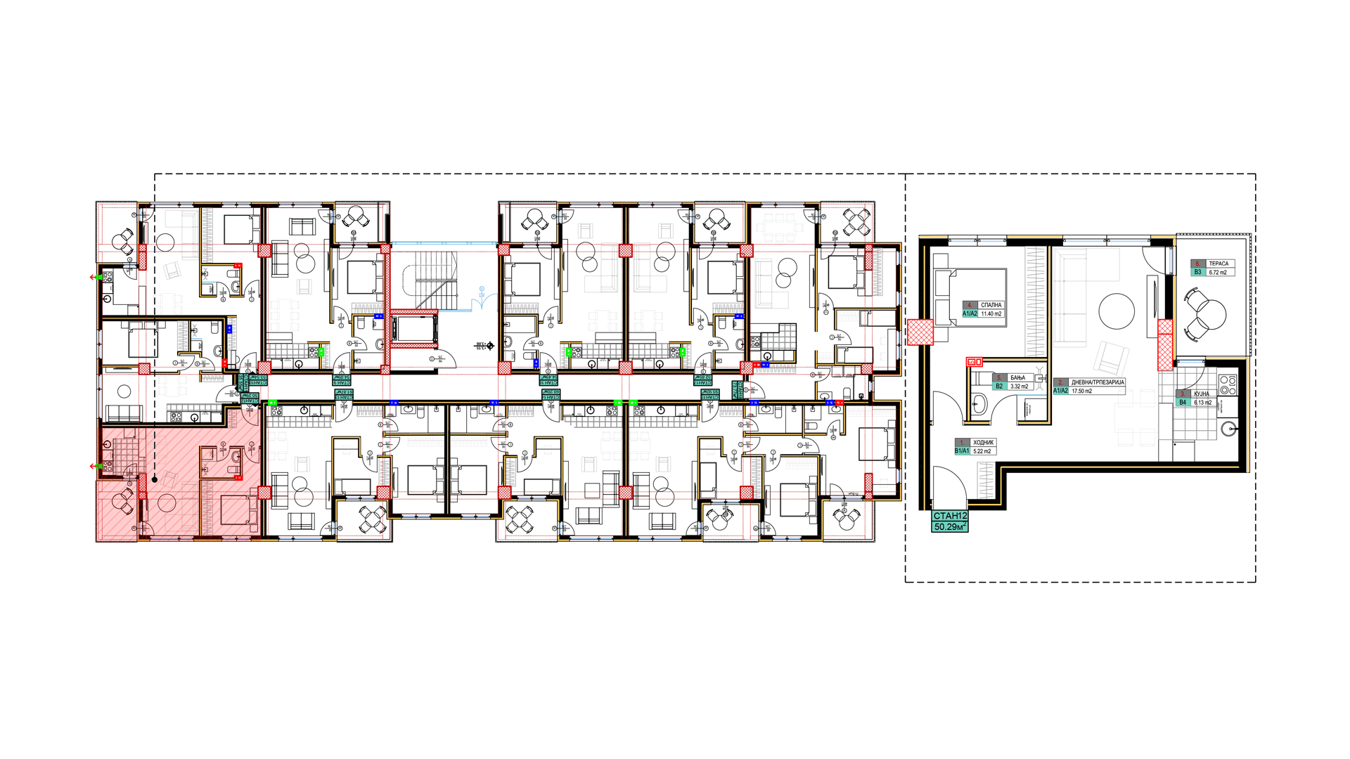 open space living room