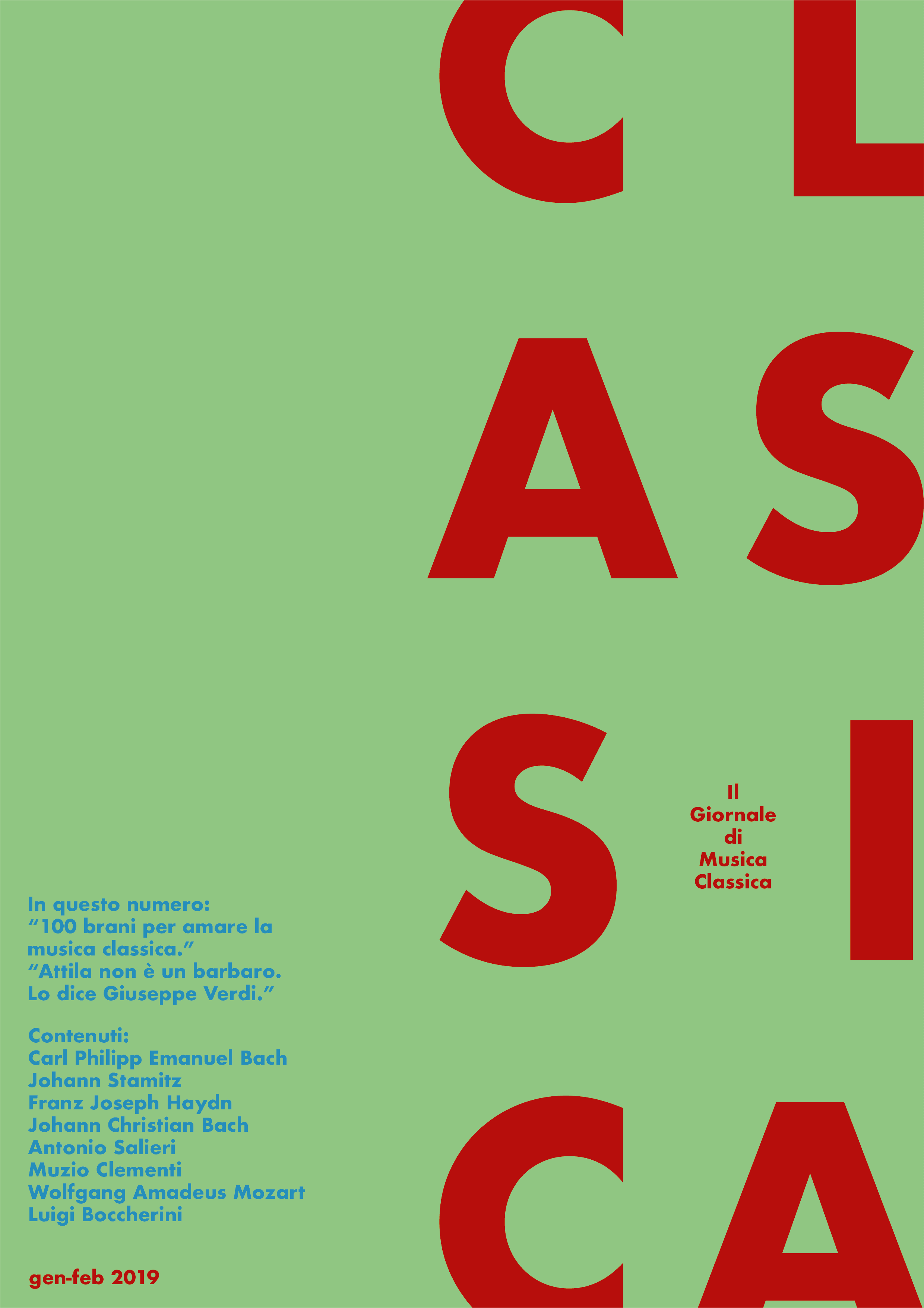 Classica magazine cover concept 08