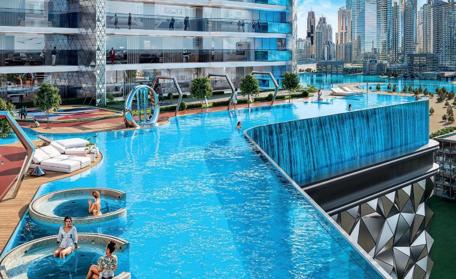 Danube Diamondz Building Swimming Pool Amenities