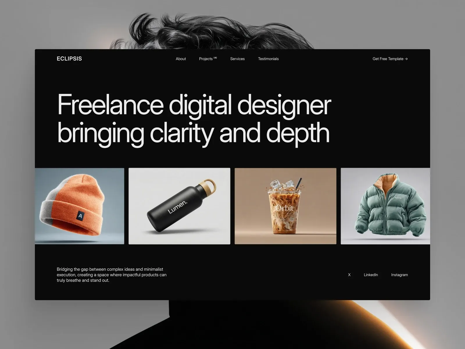 Template Eclipsis for freelancer