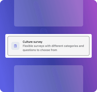 CultureQuest culture survey platform showing flexible employee survey framework for culture risk detection