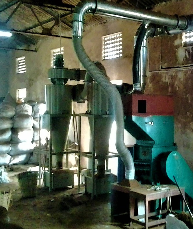 double cyclone seprator - customer place installation