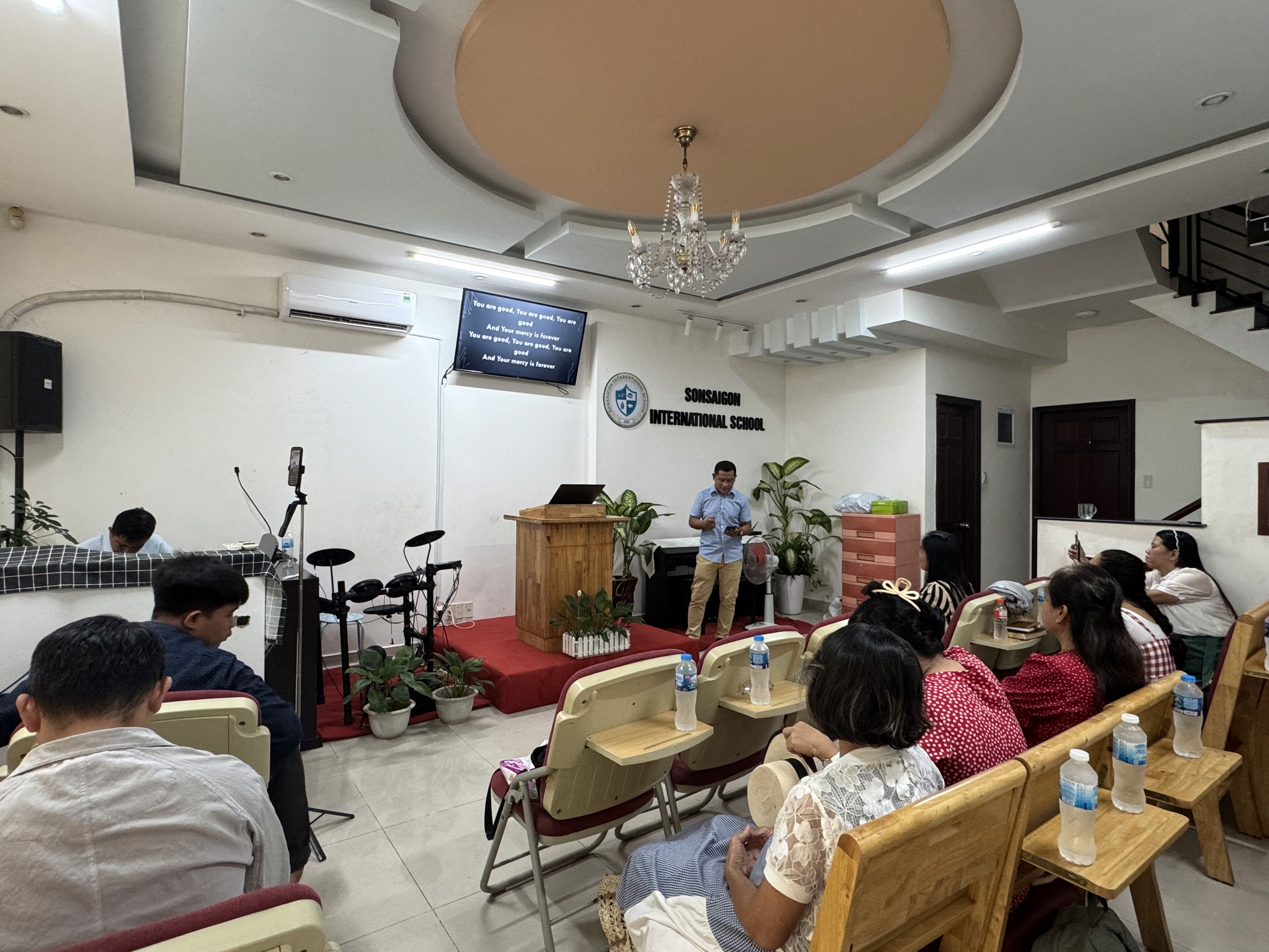 open book on top of table