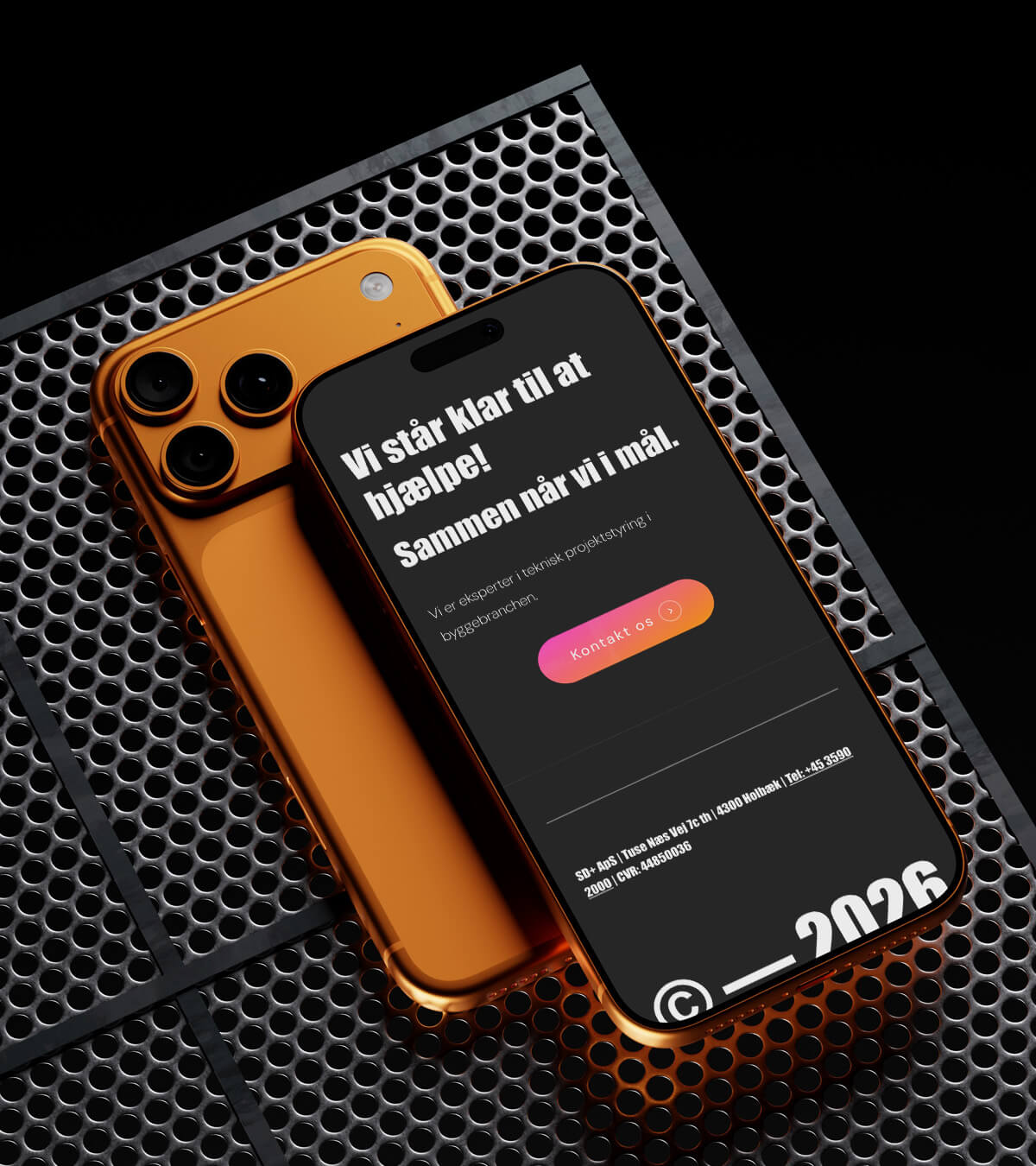 SD+ mobile page view of website by Gneis