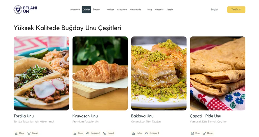 website mockup products