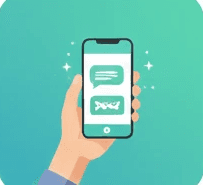 Glowing ai chip on a circuit board.